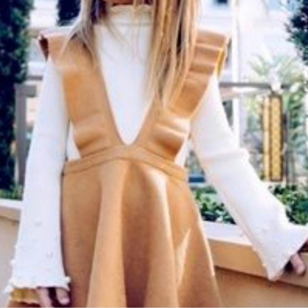 Little Trendsetters; Cream Color Bell sleeved with pearls